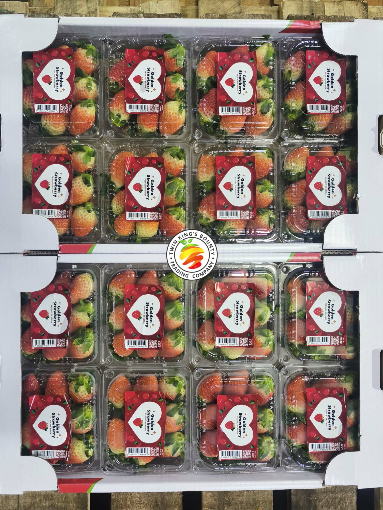 Korean Red Strawberries (8 Packs)