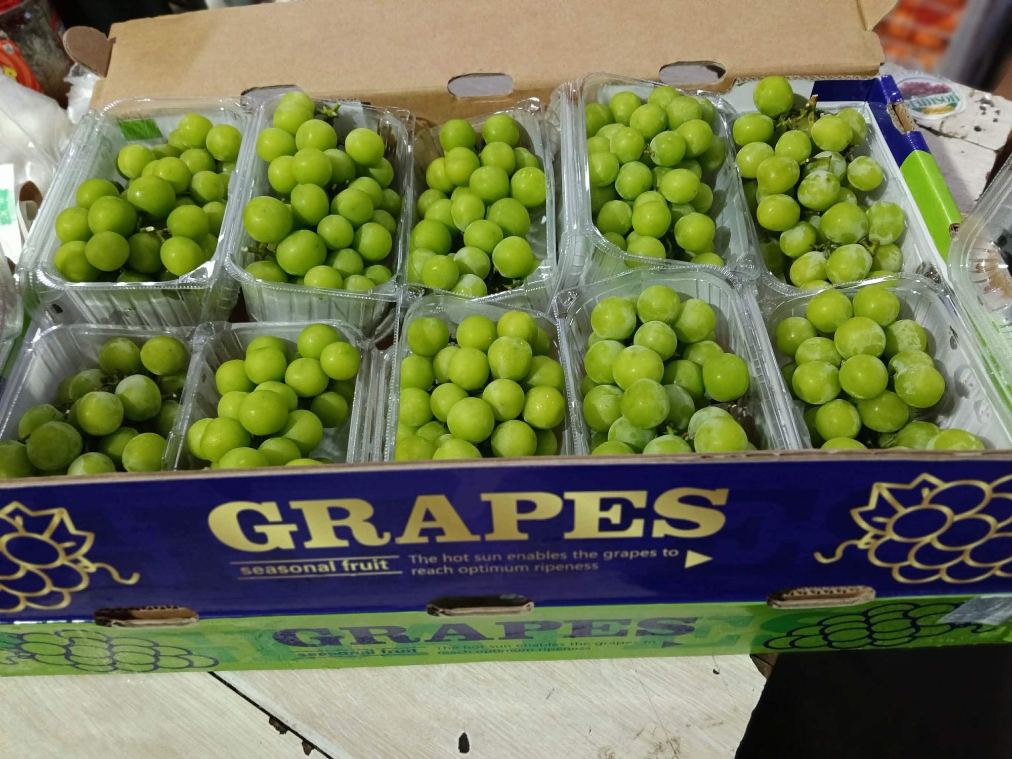 Green Muscat Grapes (10 Packs)