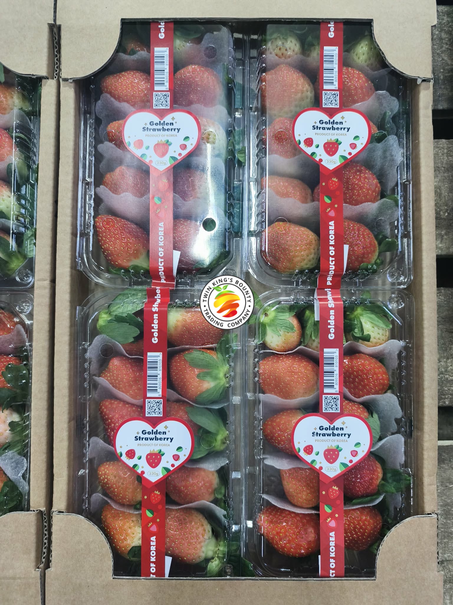 Korean Red Strawberries (4 Packs)